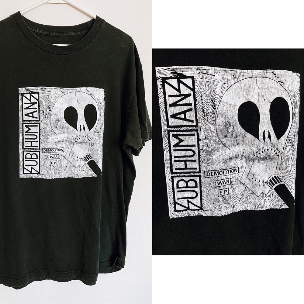 Vintage 80s/ Early 90s Subhumans Punk Rock T Shirt